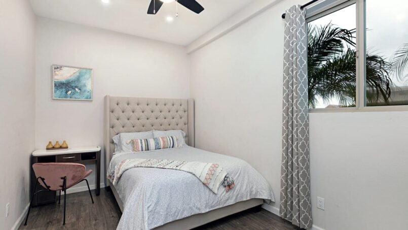 Serra Mesa San Diego vacation rental - renovated bathroom with walk-in shower